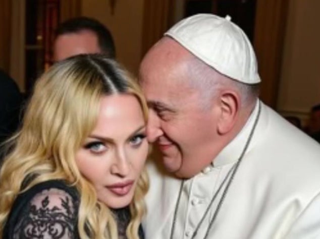 Madonna divides fans with AI-generated photos of her and Pope Francis