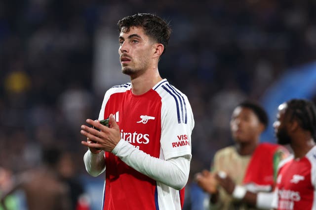 Kai Havertz wants Arsenal to stick together after a goalless stalemate (Fabrizio Carabelli/PA)