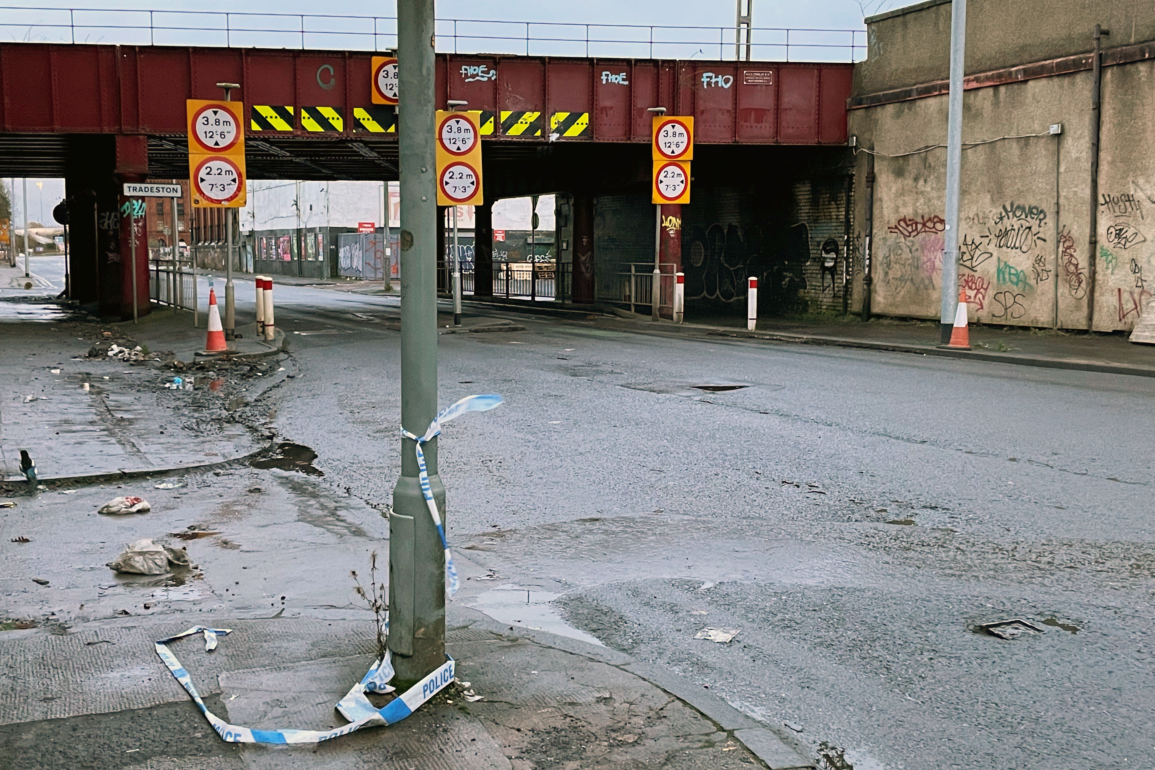 It comes just days after a different double-decker bus smashed into a railway bridge in Glasgow