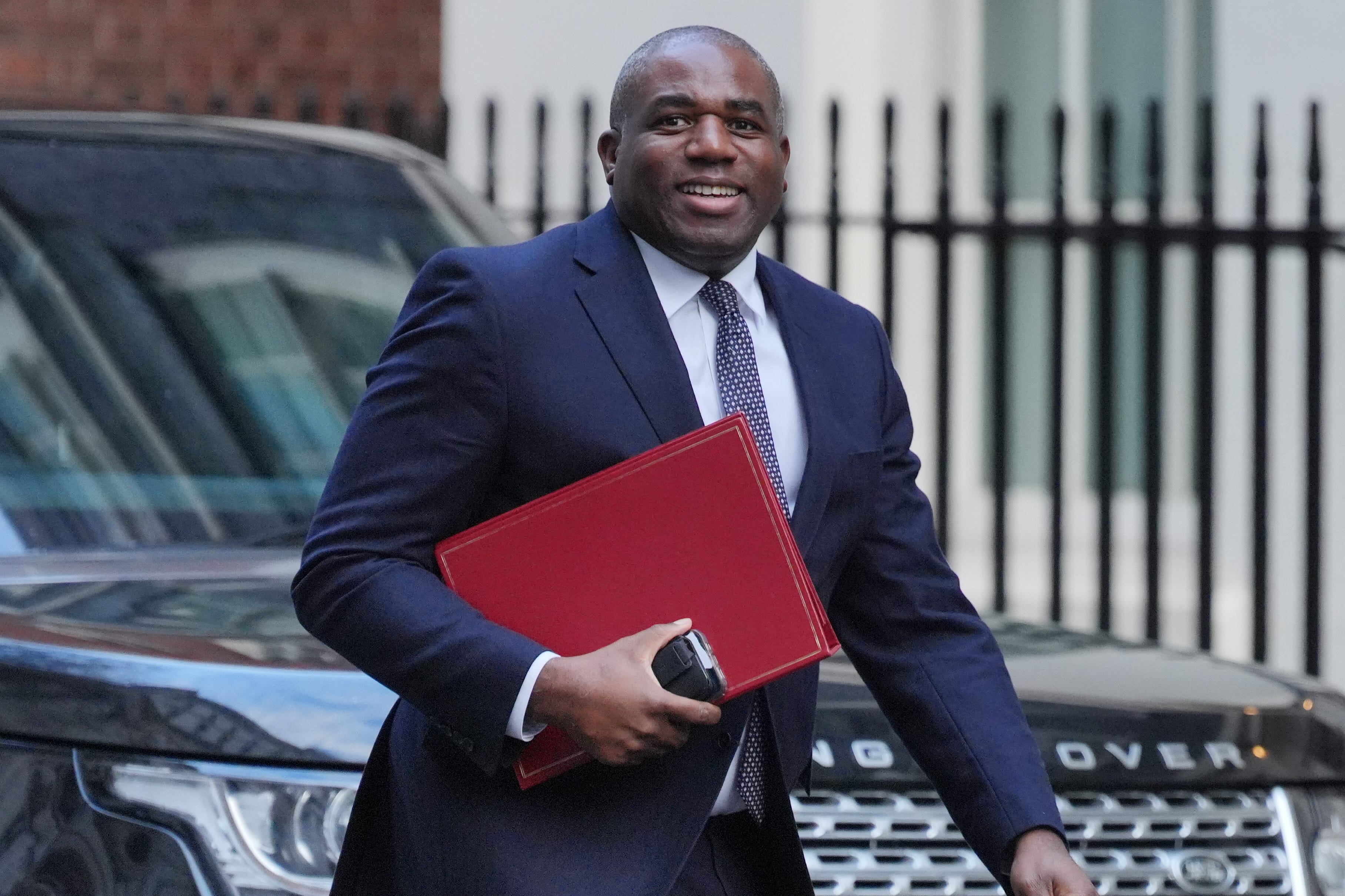 Foreign Secretary David Lammy announced the support on Sunday (Jonathan Brady/PA)