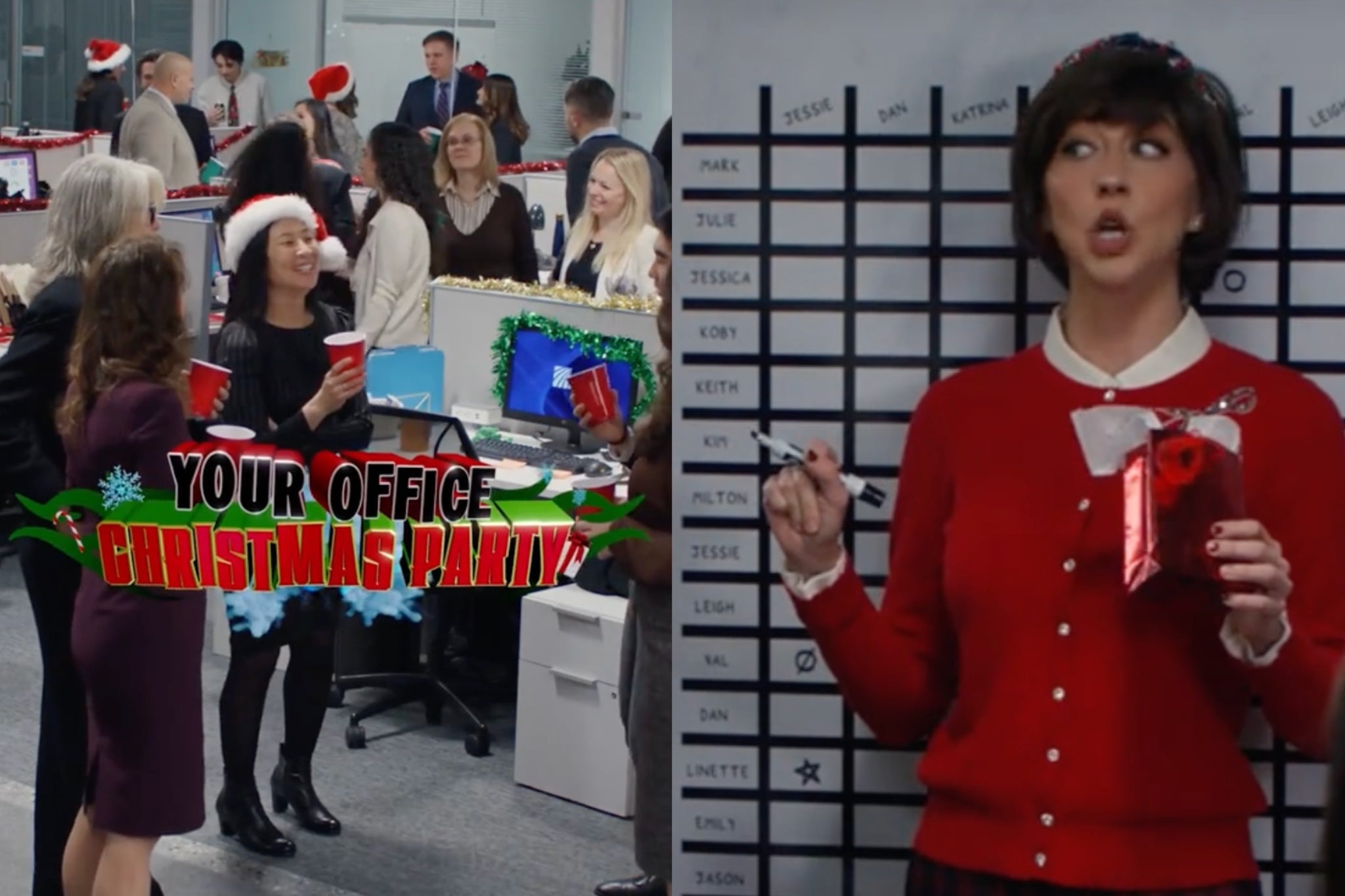 SNL parodies the classic company Christmas party with ‘the soggiest food’ and ‘ice warm beer’