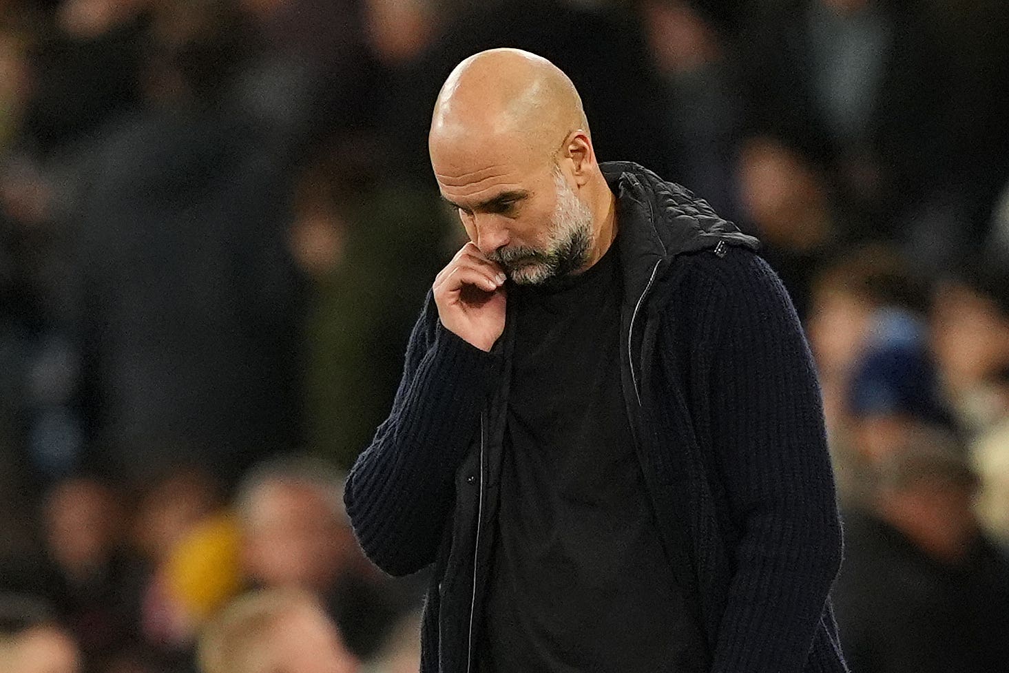 Pep Guardiola’s side are fifth (Martin Rickett/PA)