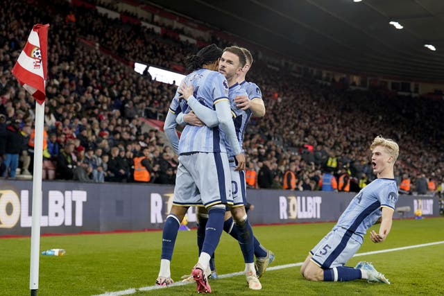 James Maddison scored a brace for Tottenham at Southampton (Andrew Matthews/PA)