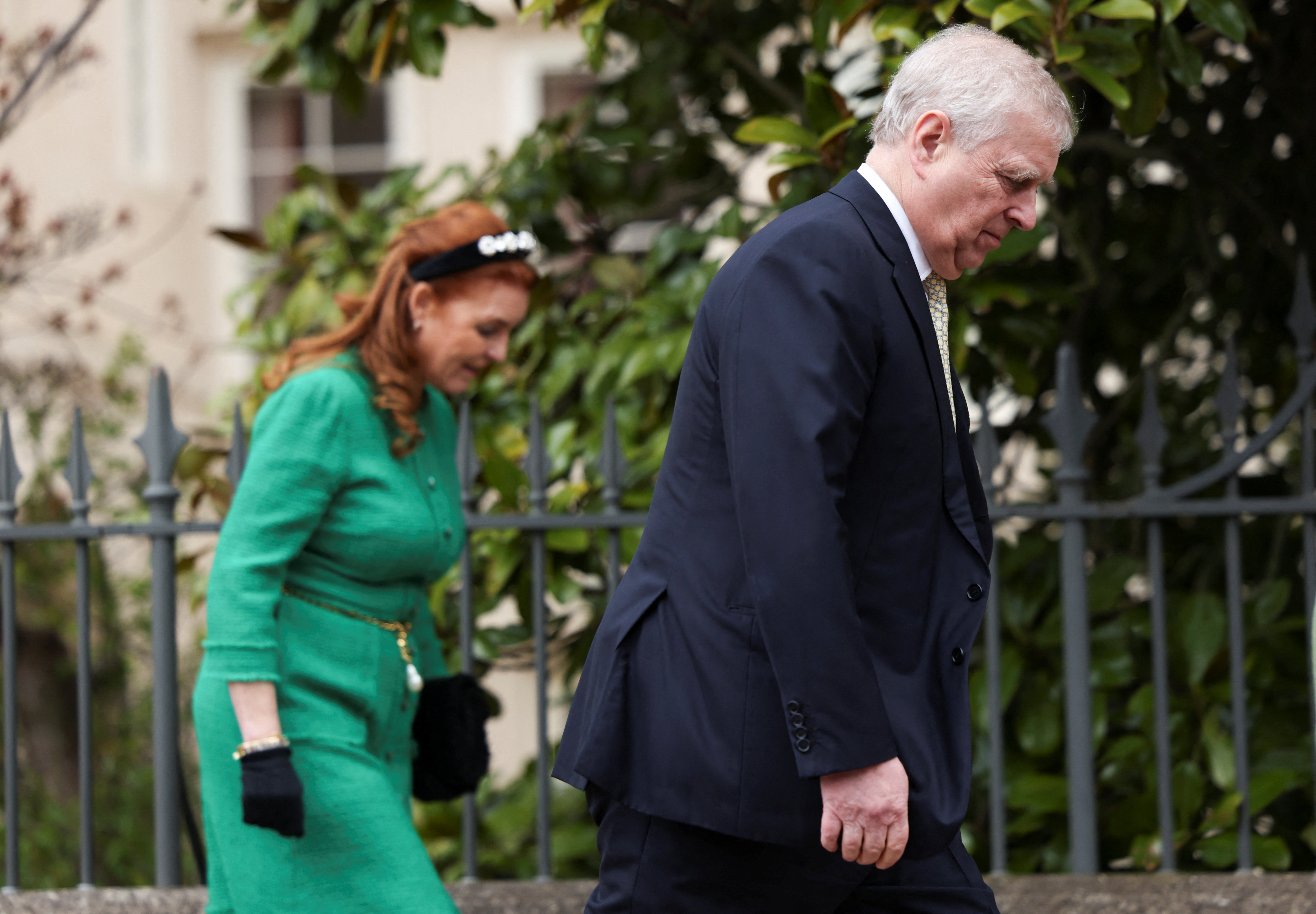 The alleged spy is said to have become a ‘close’ confidant of the Duke of York, pictured here with his ex-wife Sarah Ferguson (PA)