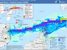 Mapped: ‘Horrific’ devastation as French island Mayotte hit by most powerful cyclone in 90 years