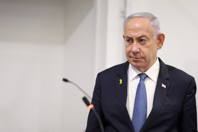 <p>Israeli prime minister Benjamin Netanyahu </p>