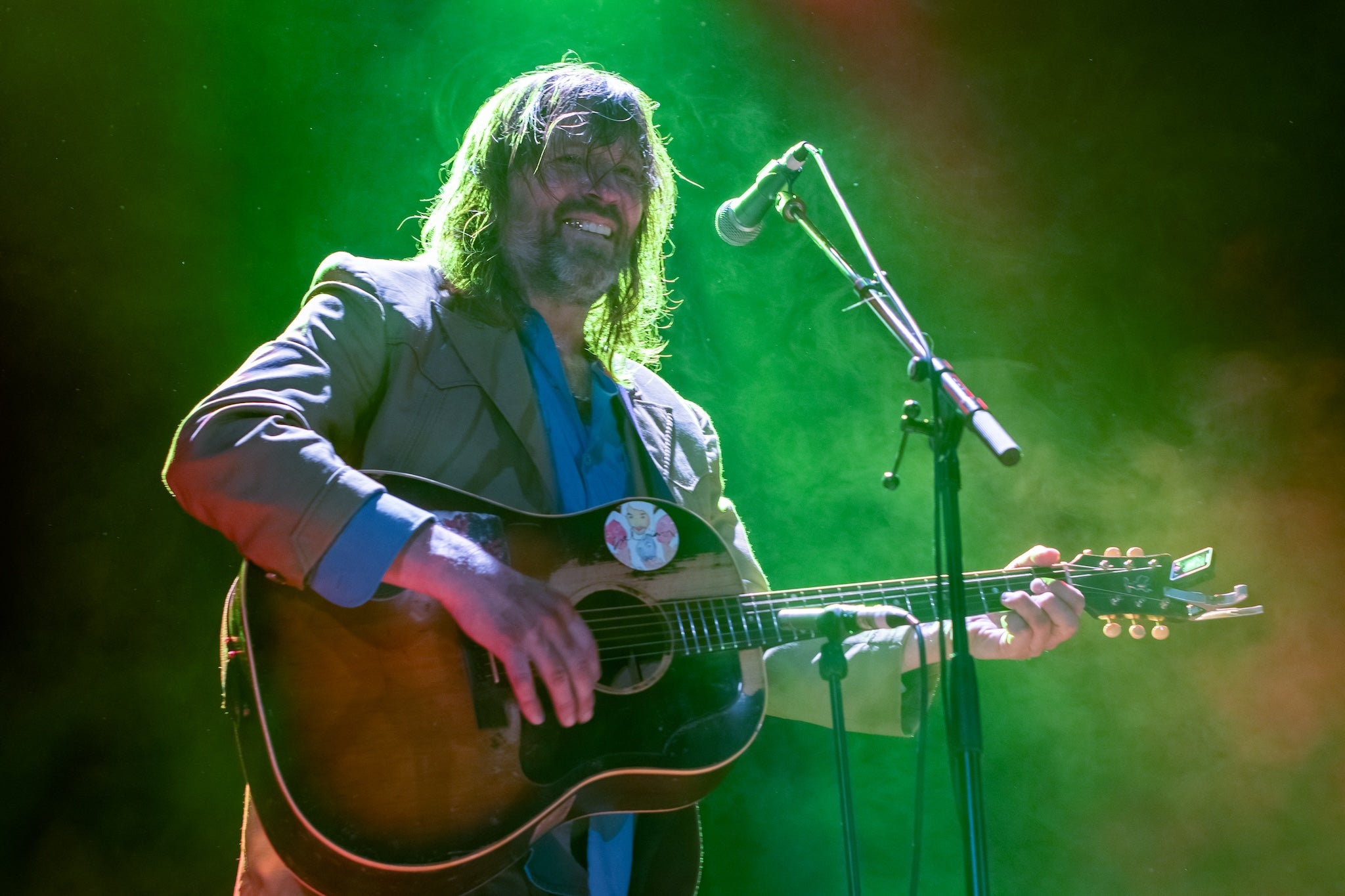 Evan Dando performs on stage at London’s Islington Assembly Hall in 2024