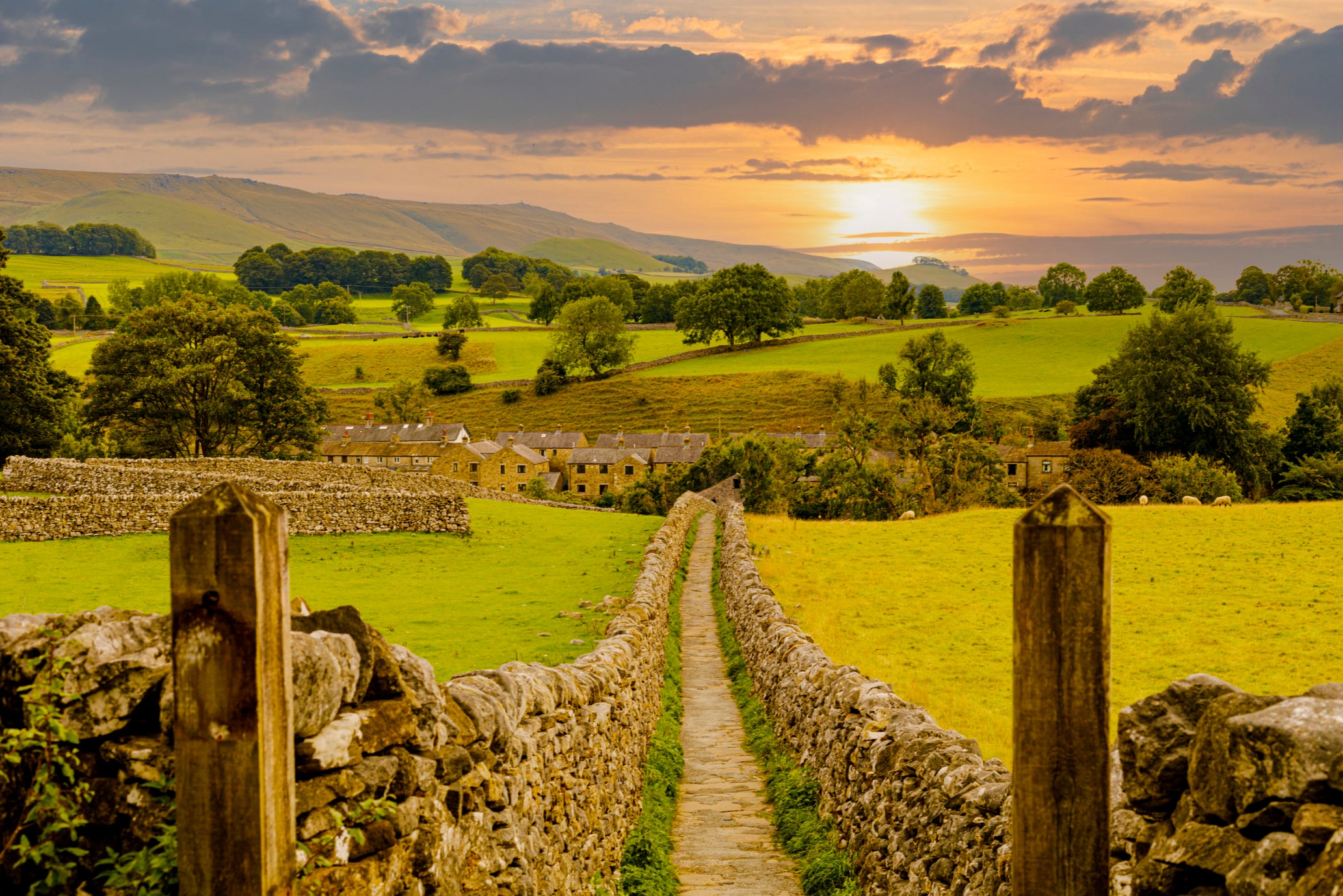 Grassington in the Yorkshire Dales is one of many villages underneath the plan