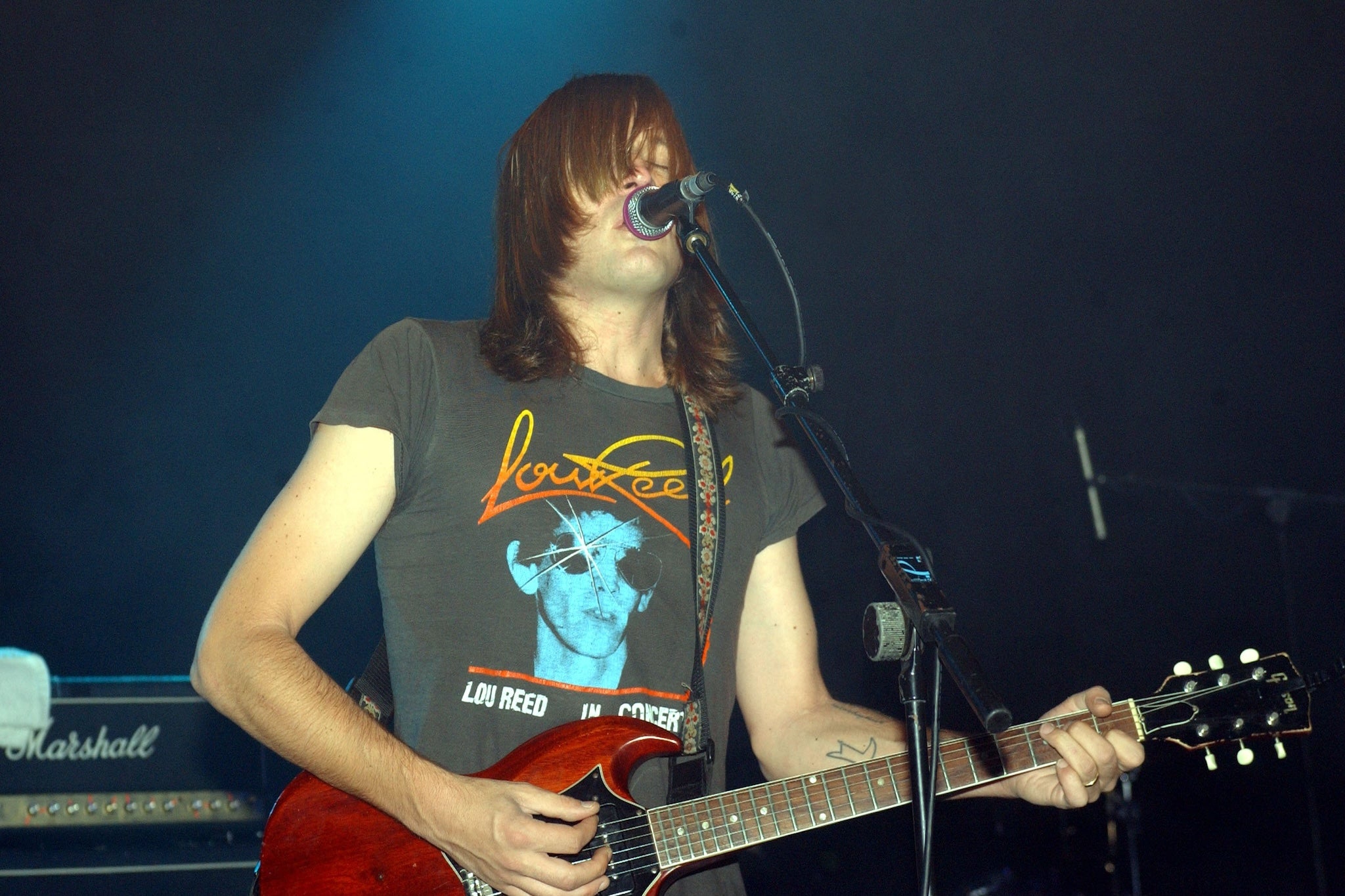 Mop-haired heartthrob: Evan Dando on stage with The Lemonheads in 2006