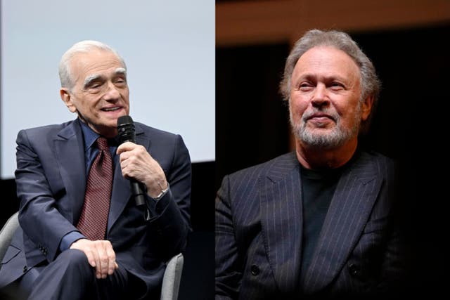 <p>Martin Scorsese and Billy Crystal</p>