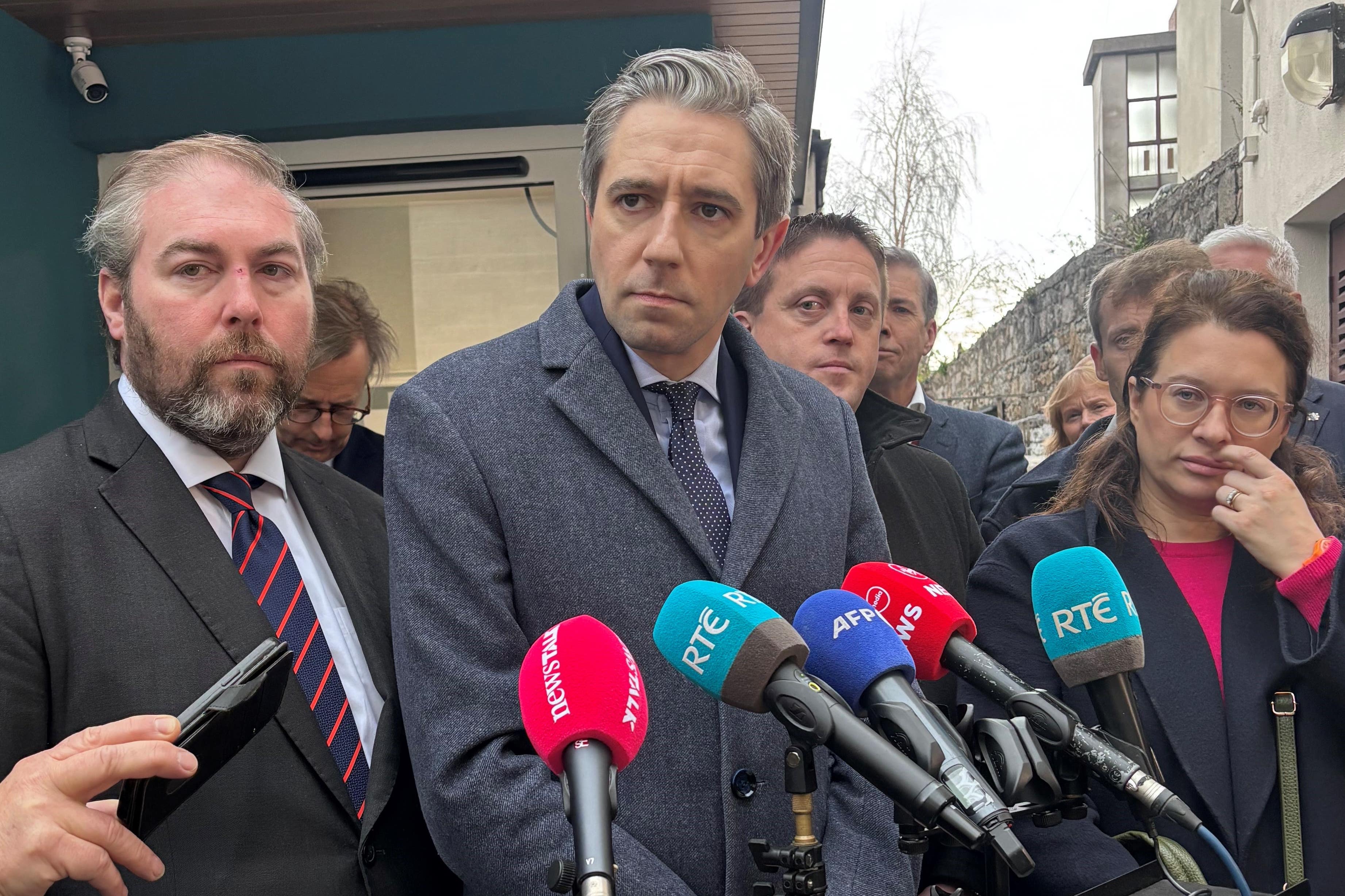 Simon Harris said he was very proud of Ireland for standing up for the Palestinian people (Cate McCurry/PA)