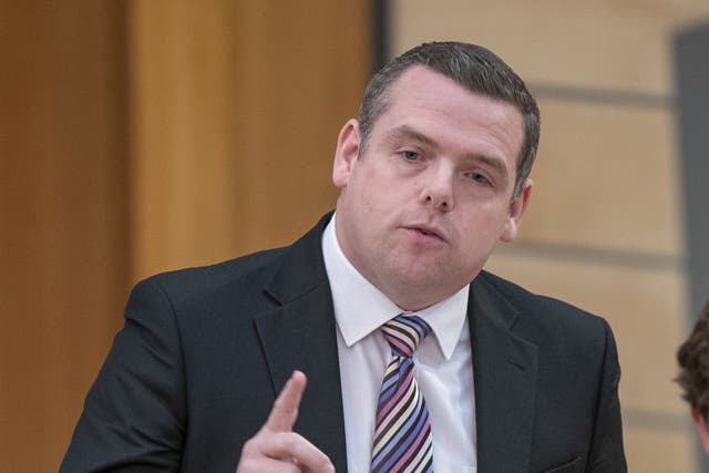 Sky News’s interview with Douglas Ross was found to have breached the Ofcom code (Jane Barlow/PA)