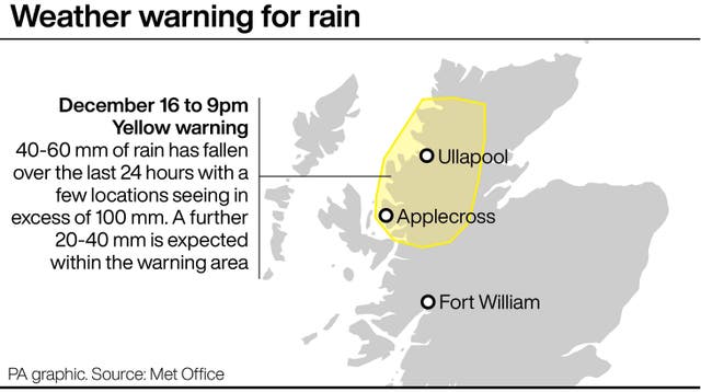 Met Office issues warning as parts of Scotland face up to 150mm of rain ...