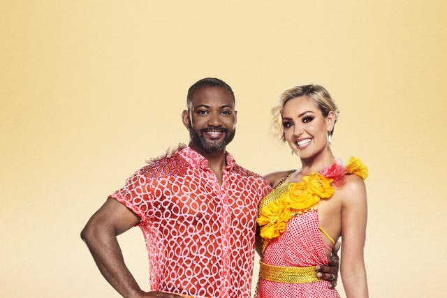 JB Gill and Amy Dowden will appear on the Strictly Come Dancing live tour (Ray Burmiston/BBC/PA)