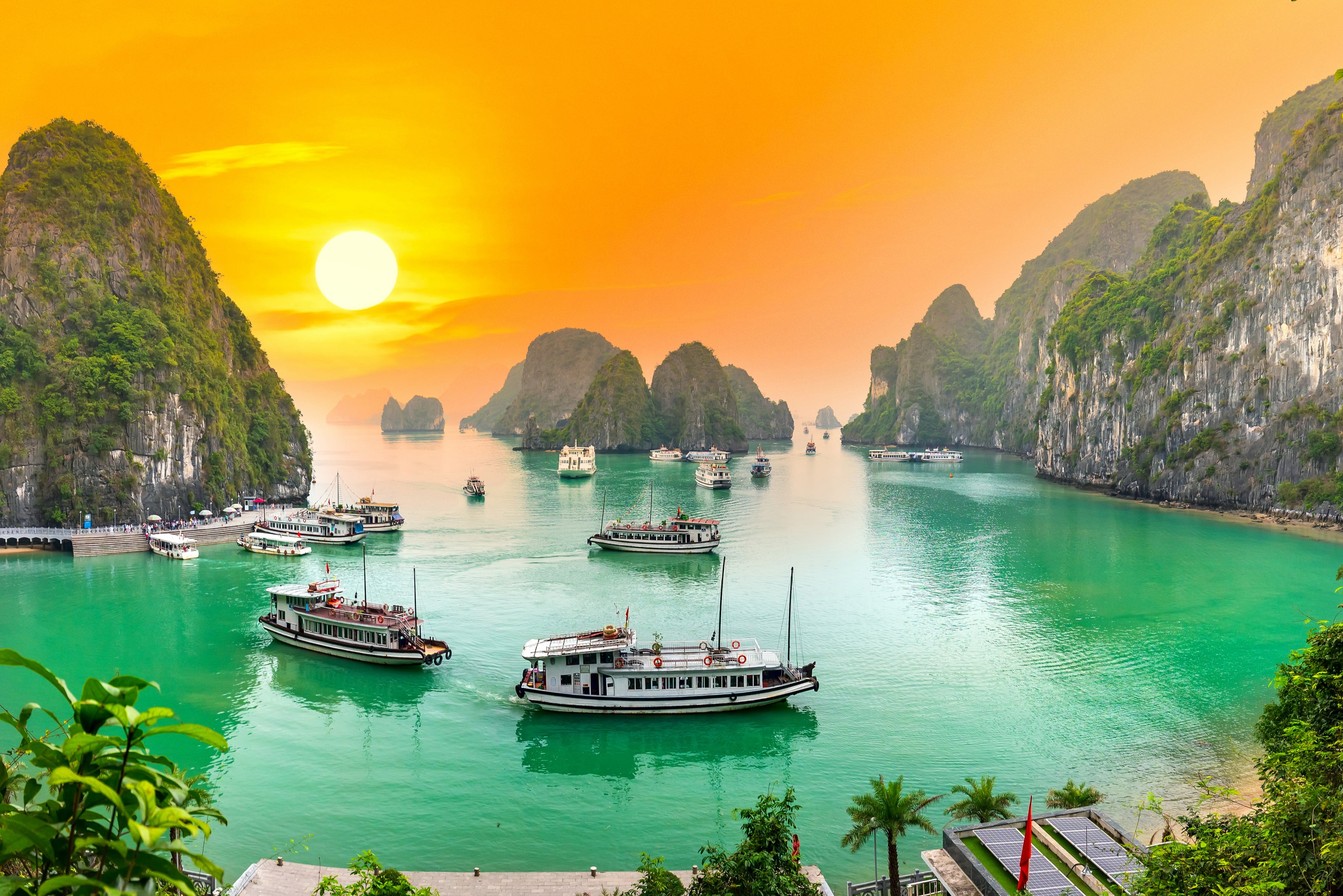 Top picks for a holiday in Vietnam include the floating rocks of Ha Long Bay