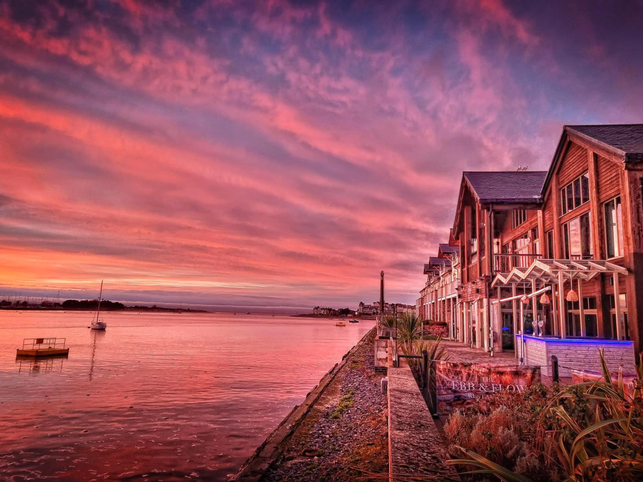 Watch incredible sunsets over the estuary after a soothing massage