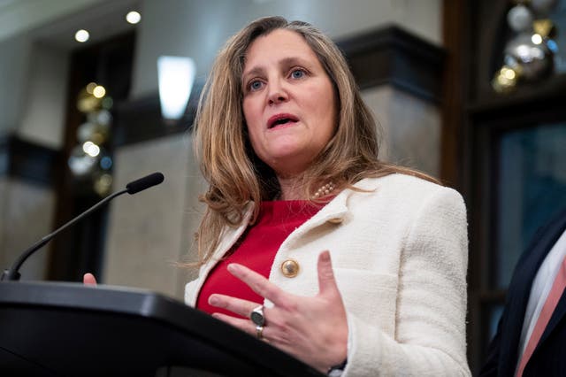 CANADÁ-MINISTRA FINANZAS-RENUNCIA