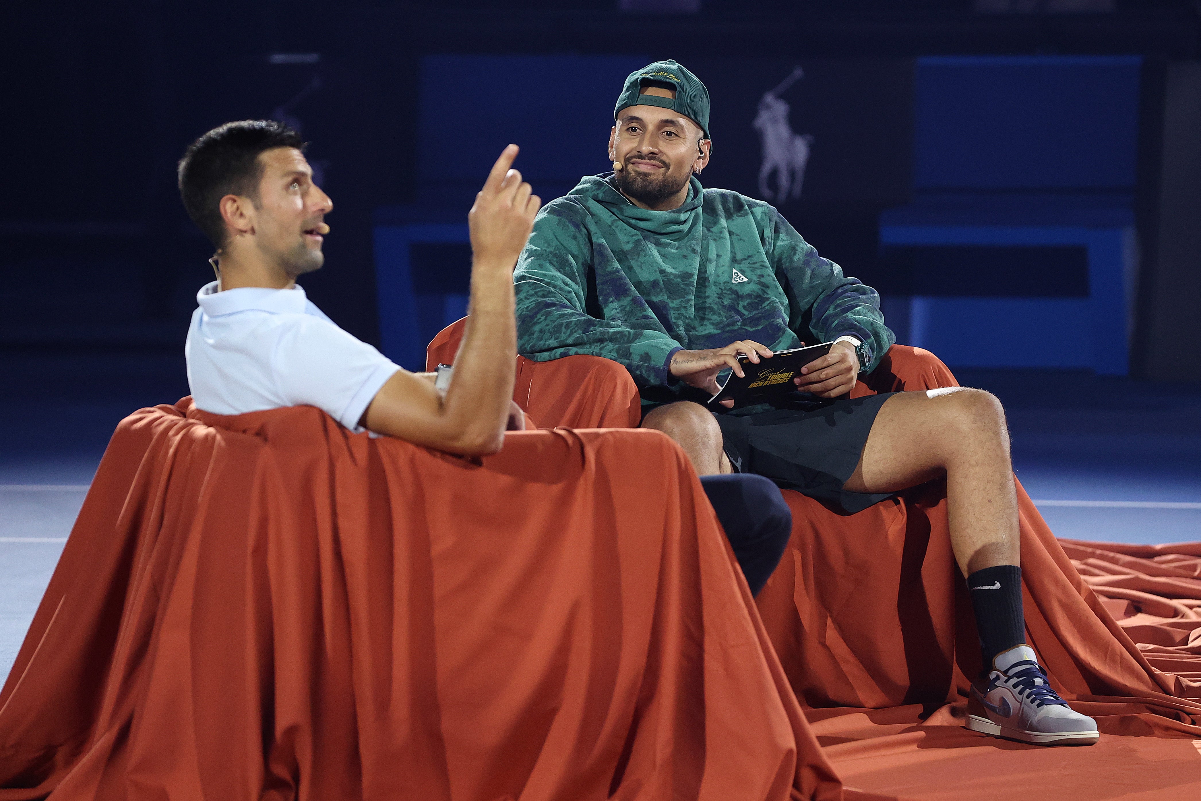 <p>Nick Kyrgios and Novak DJokovic will team up in Brisbane </p>