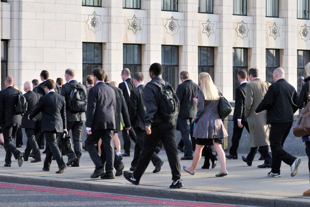 UK wage growth increased for the first time in more than a year (Alamy/PA)