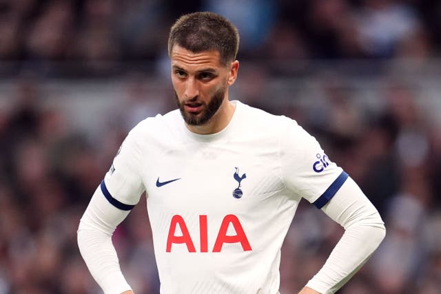 Tottenham’s appeal to reduce the seven-match imposed on midfielder Rodrigo Bentancur has been dismissed (Adam Davy/PA)