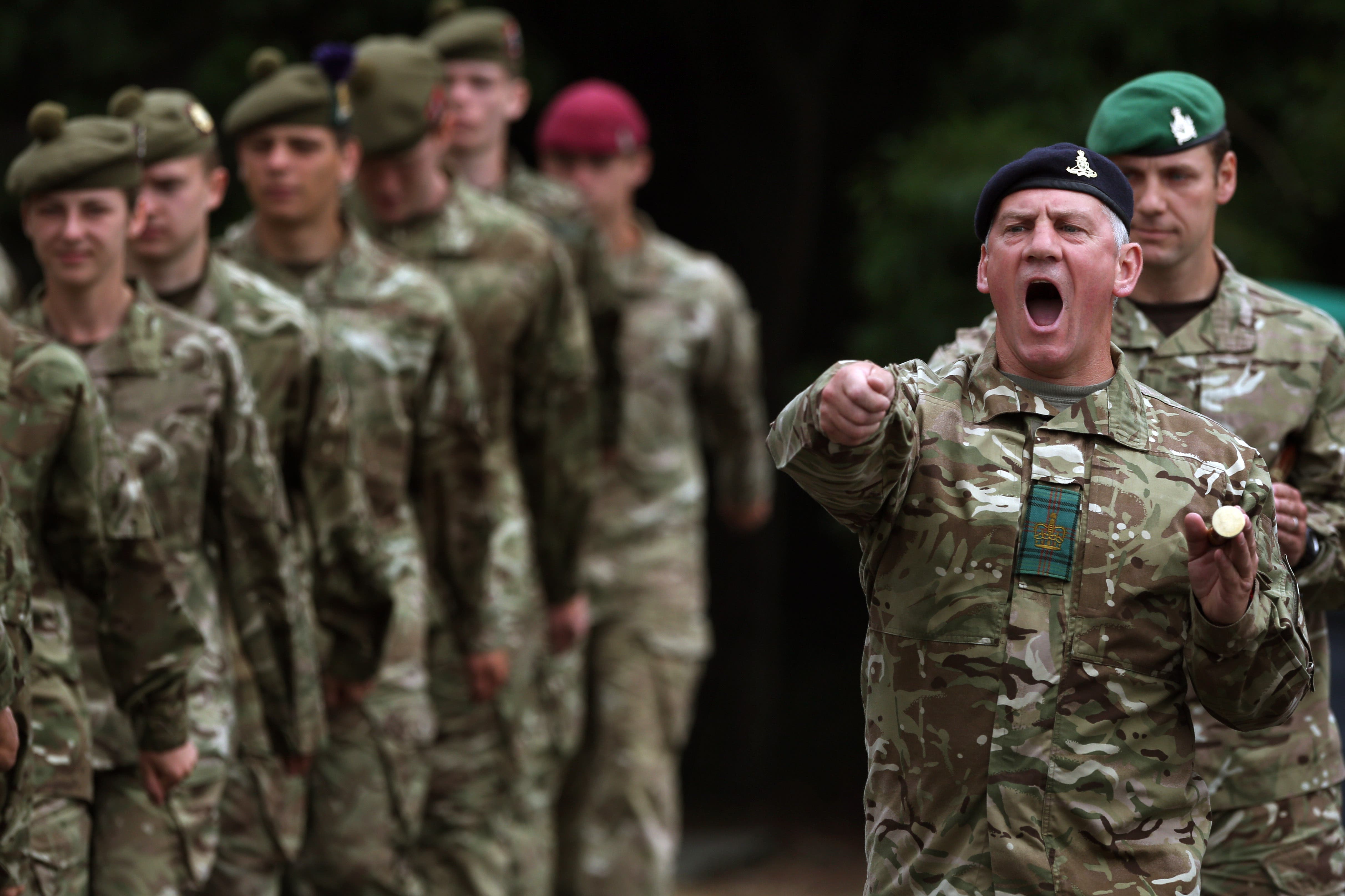 Reserve force numbers have continued to decline over the past year (David Cheskin/PA)