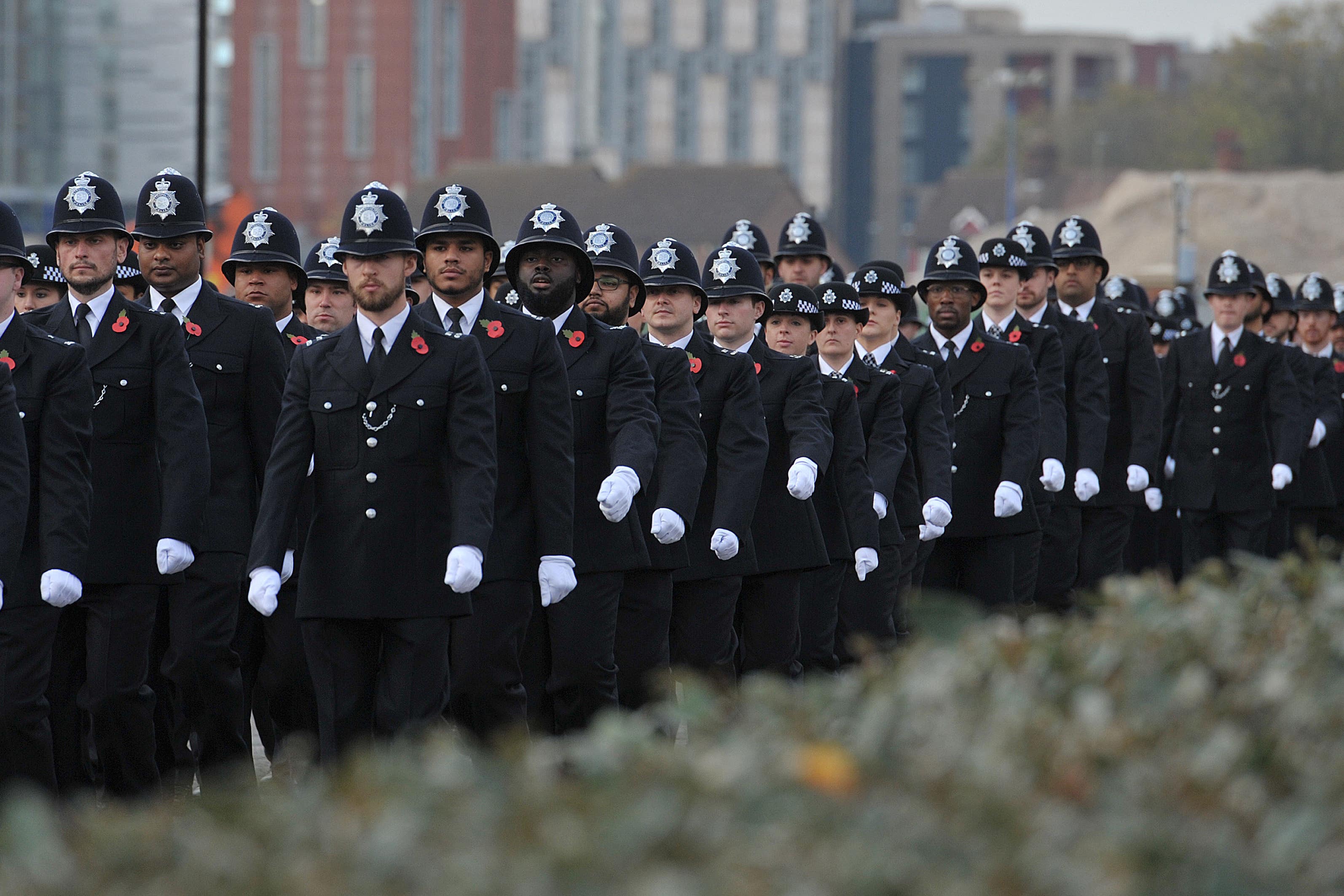 Chief constables have claimed there is a £1.3 billion funding gap for forces in England and Wales over the next two years (Nick Ansell/PA)