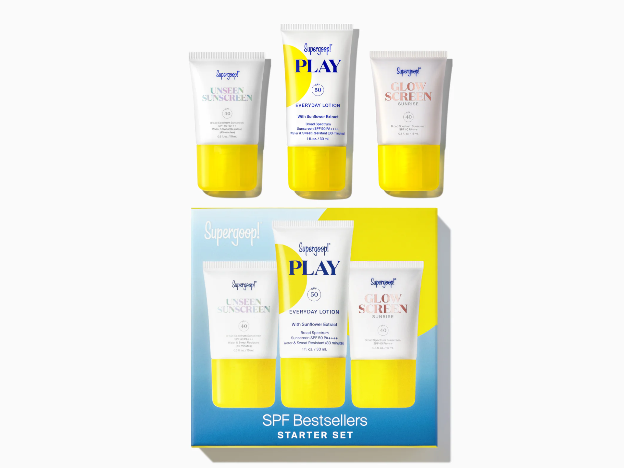 best beauty gift sets supergoop! spf bestsellers starter set indybest