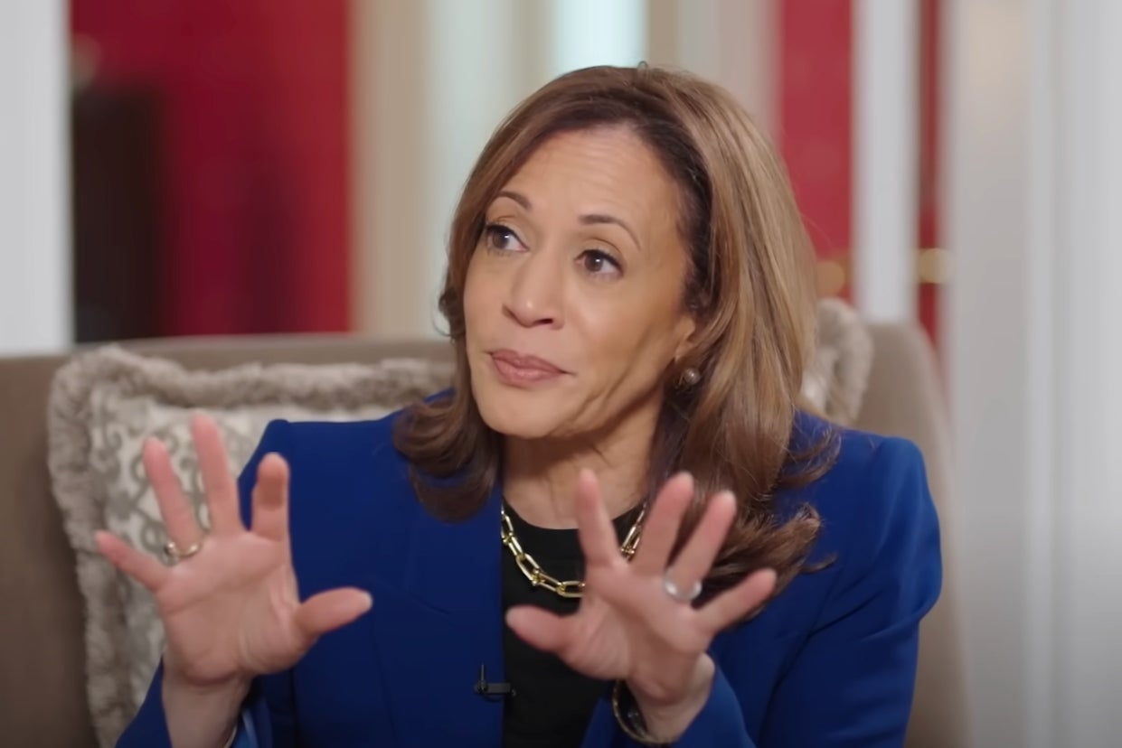 Vice President Kamala Harris appeared on the podcast ‘All the Smoke’ during her campaign