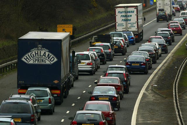 The study found a link between hospital admissions for mental health and air pollution (David Cheskin/PA)