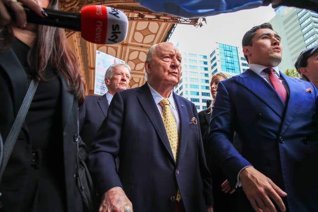 <p>File. Alan Jones, prominent Australian broadcaster, now faces 27 charges of indecent assault and sexual touching</p>