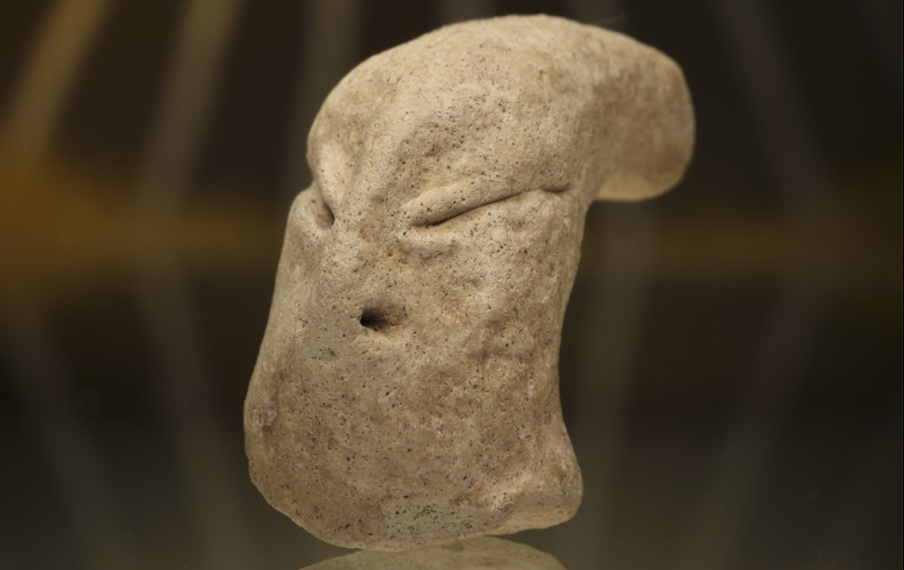 Head of Ubaid anthropomorphic figurine