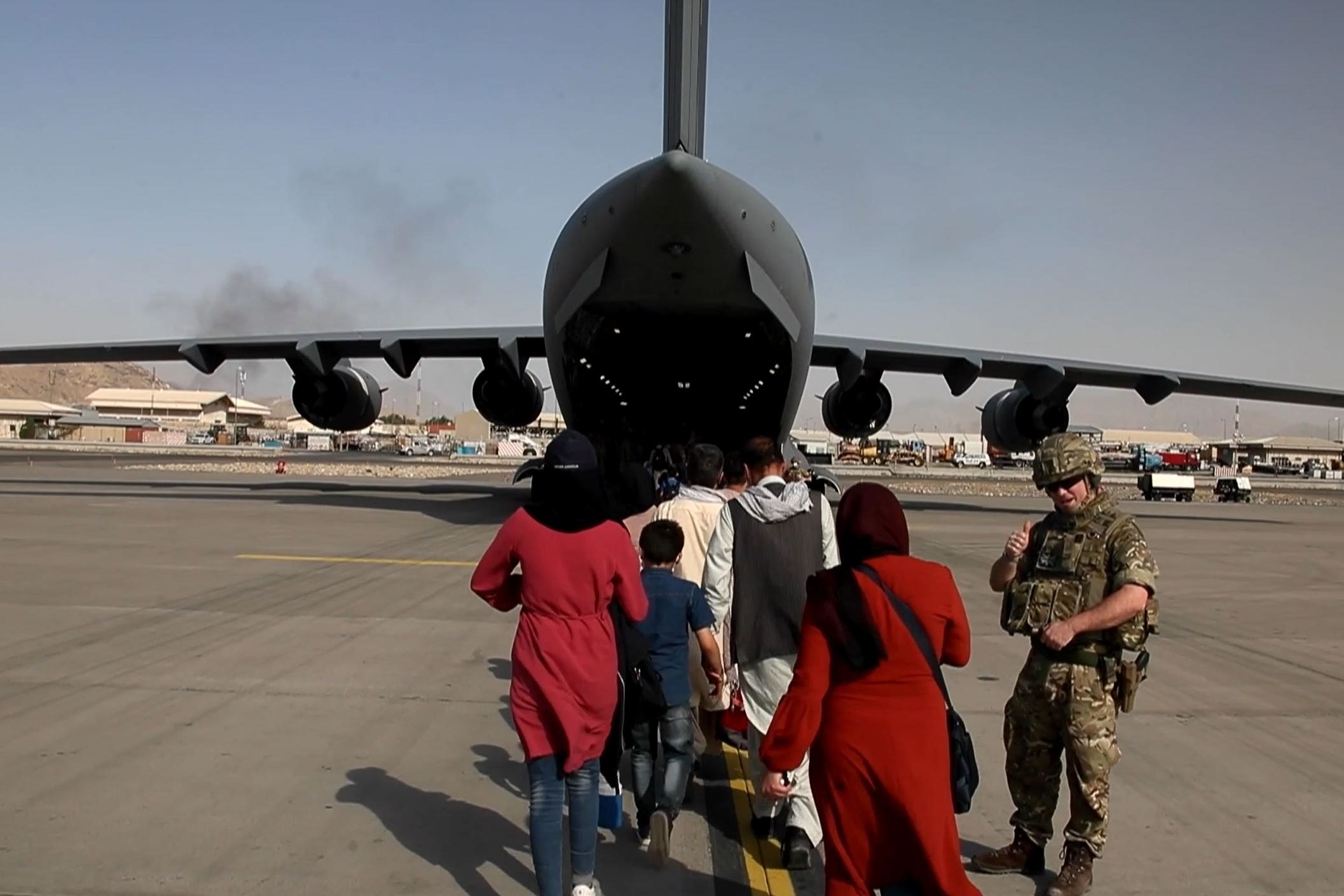 Thousands of people have been evacuated from Afghanistan to the UK since the Taliban takeover in 2021 (Ministry of Defence/PA)