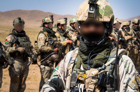 The Ministry of Defence has announced that the Afghan schemes, some of which are used to bring Afghan special forces soldiers pictured here to safety, are to be merged