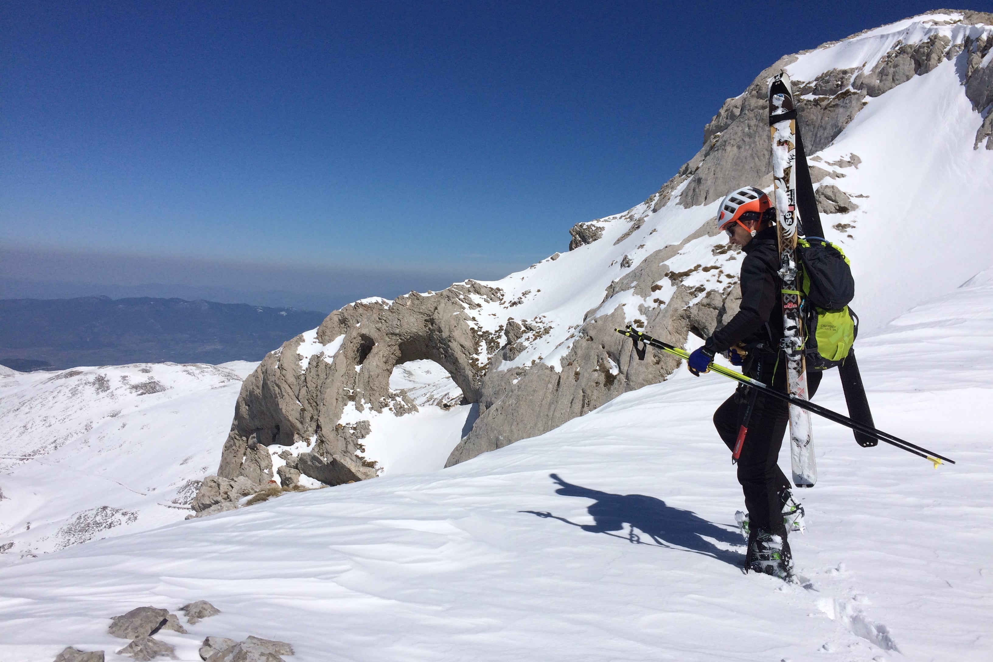 Portaria ski resort sits in the foothills of Mount Pelion