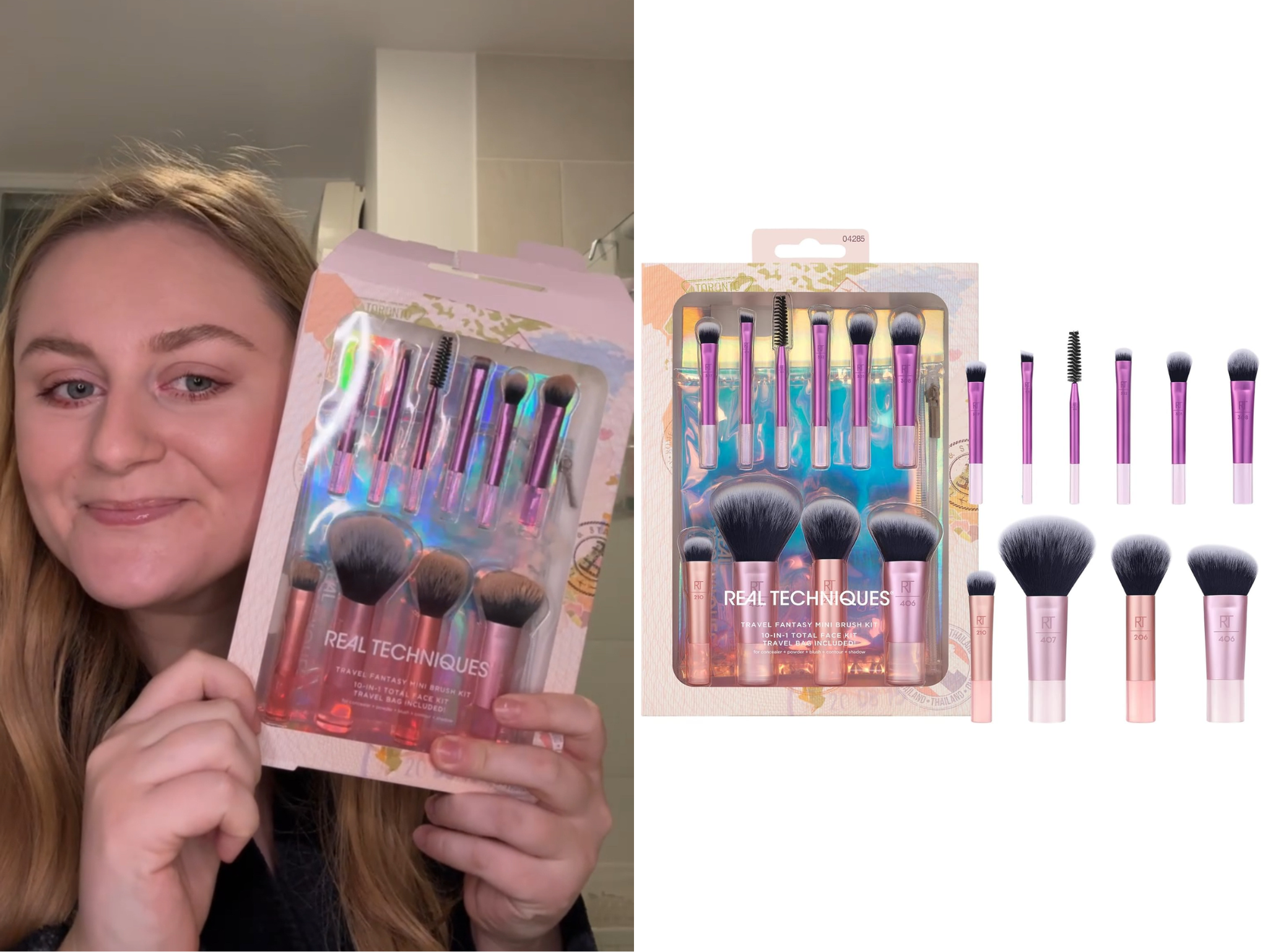 best make-up brush sets Real Techniques Travel Fantasy Mini Brush Kit indybest.png