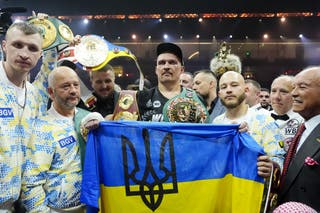 Oleksandr Usyk was crowned undisputed world heavyweight champion when he defeated Tyson Fury in May