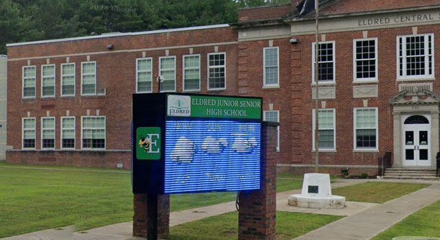 <p>A teacher at Eldridge Junior Senior High School in Sullivan County, New York, is under fire for a question she supposedly asked students </p>