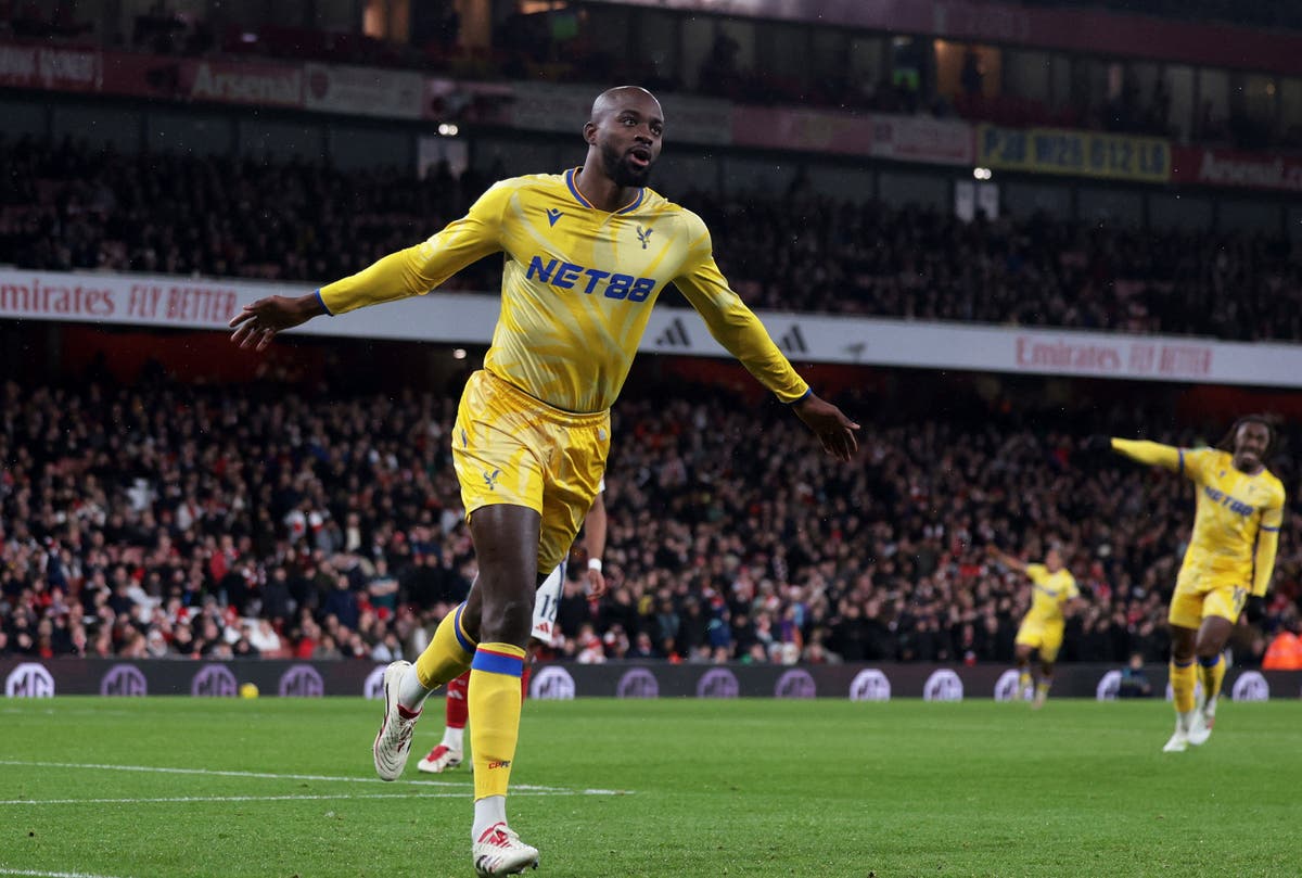 Arsenal vs Crystal Palace LIVE: Score and updates as Jean-Philippe Mateta fires Palace ahead in Carabao Cup quarter-final