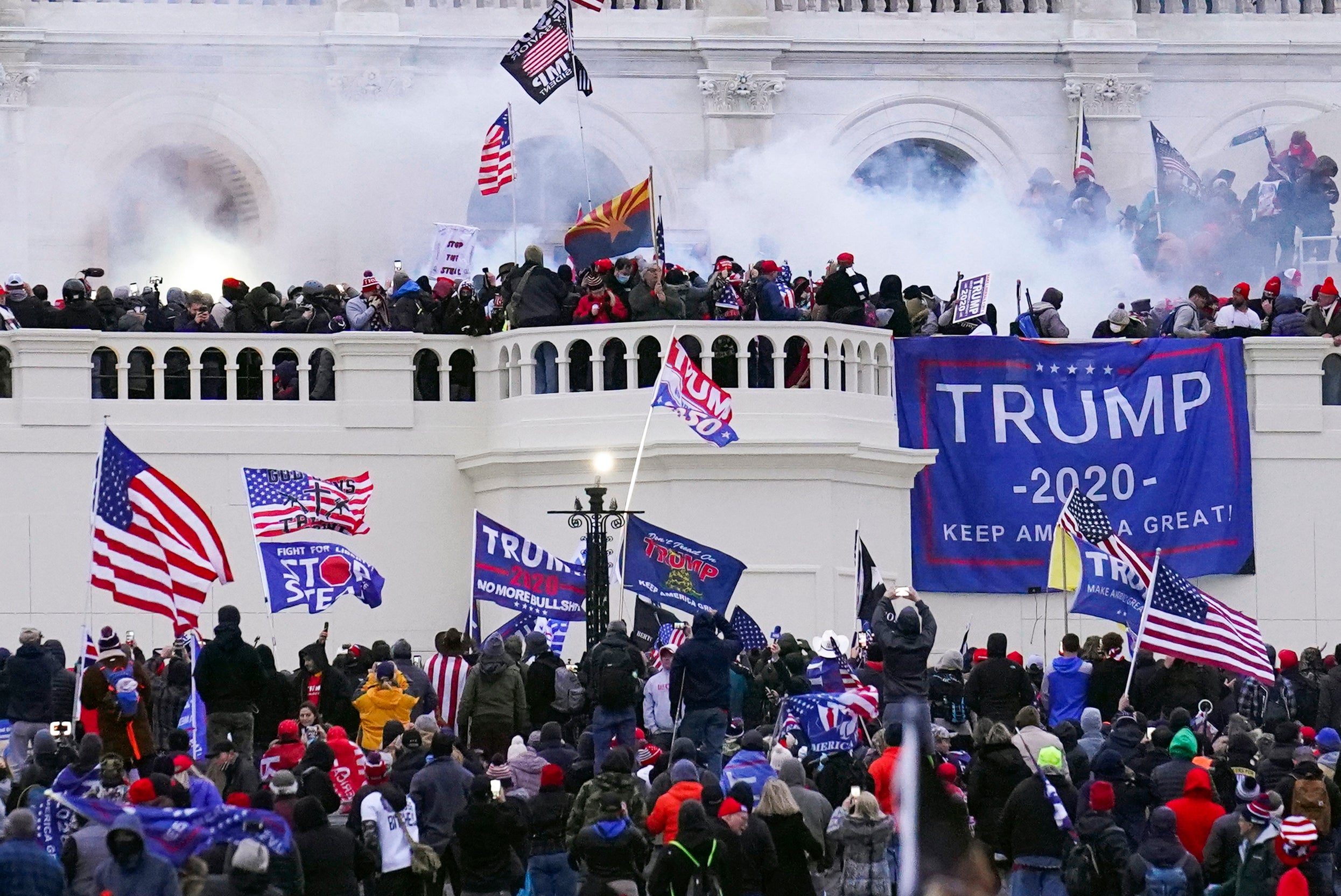 Four years ago today, the rioters stormed the Capitol after Trump falsely claimed the 2020 election was stolen