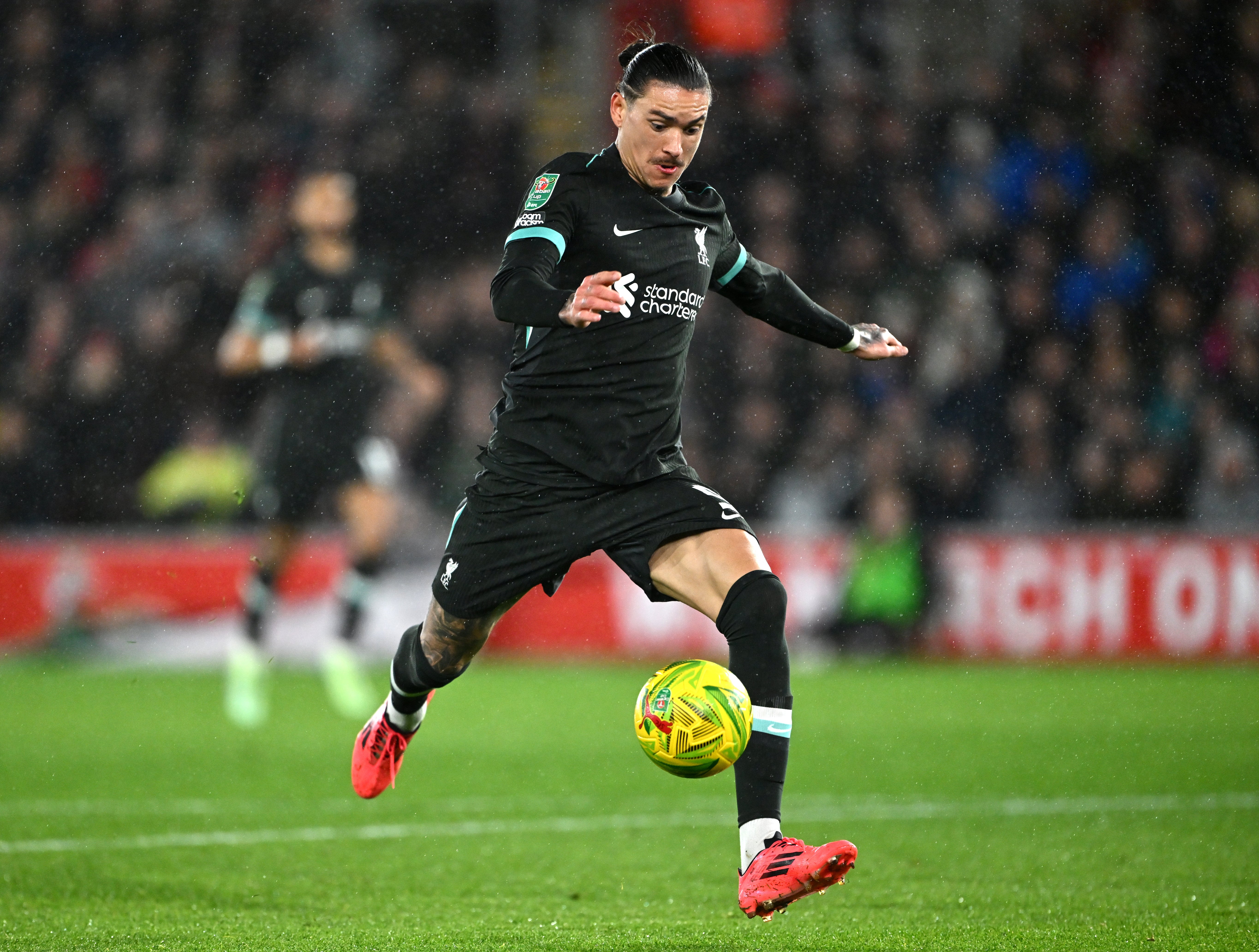 Darwin Nunez opened the scoring for the Carabao Cup holders