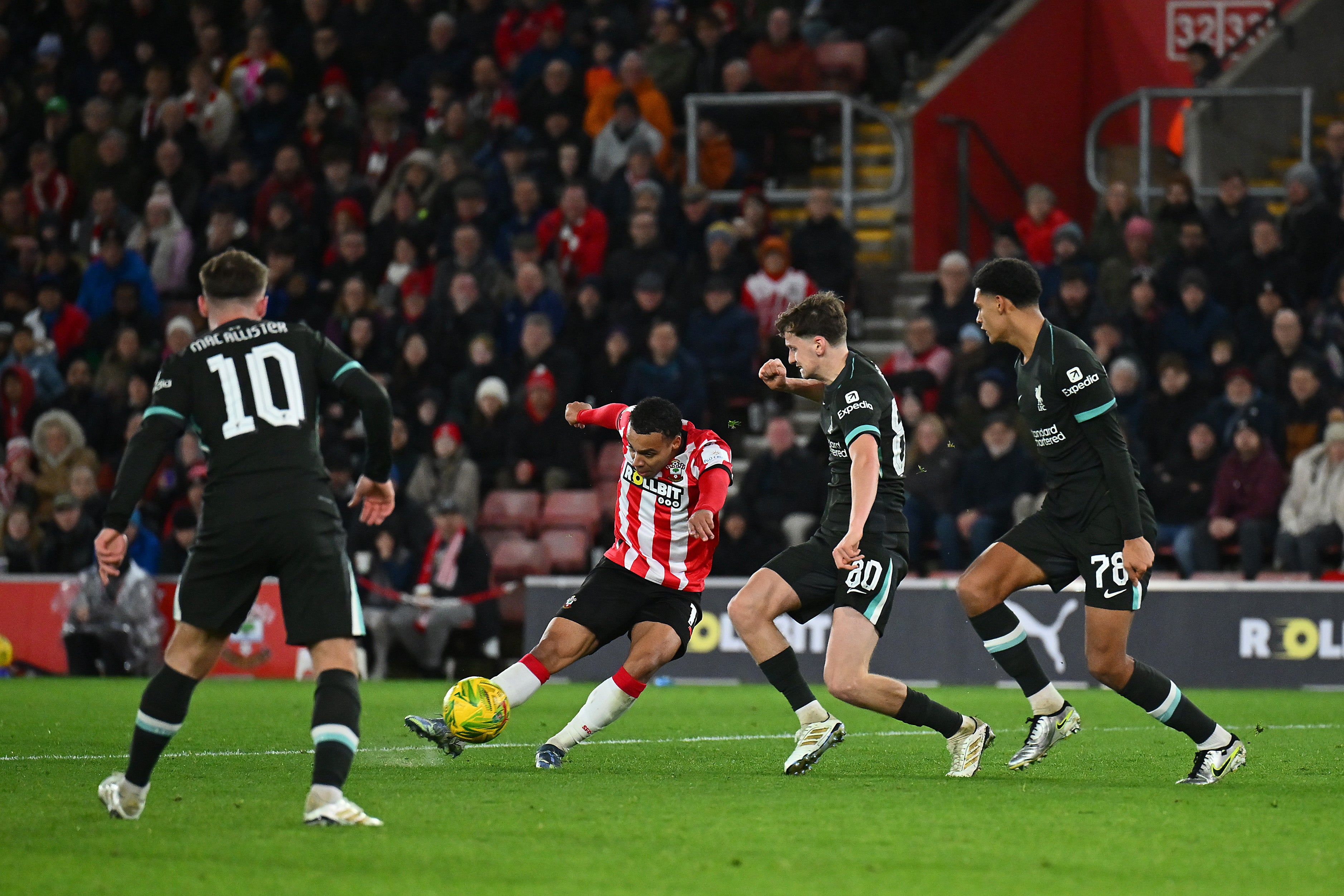 Cameron Archer pulled one back for Southampton in the second-half