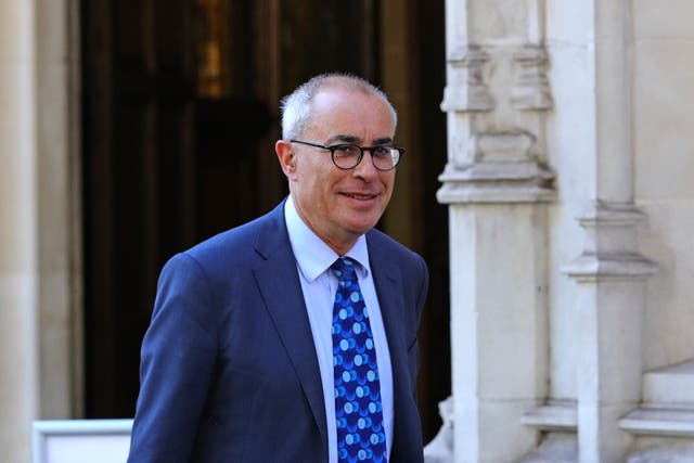 Lord Pannick has previously been hired by Boris Johnson and Topshop owner Sir Philip Green (Aaron Chown/ PA credit)