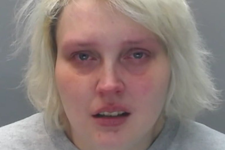 Mother Danielle Massey, 31, left baby Charlie Goodall alone at their home in County Durham