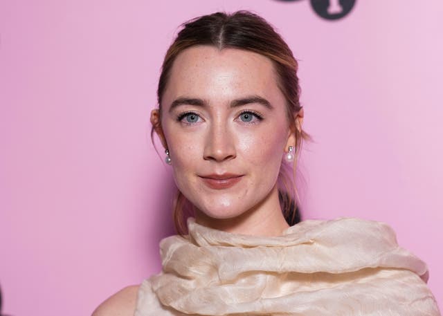 <p>Britain Timothee Chalomet and Saoirse Ronan in Conversation</p>