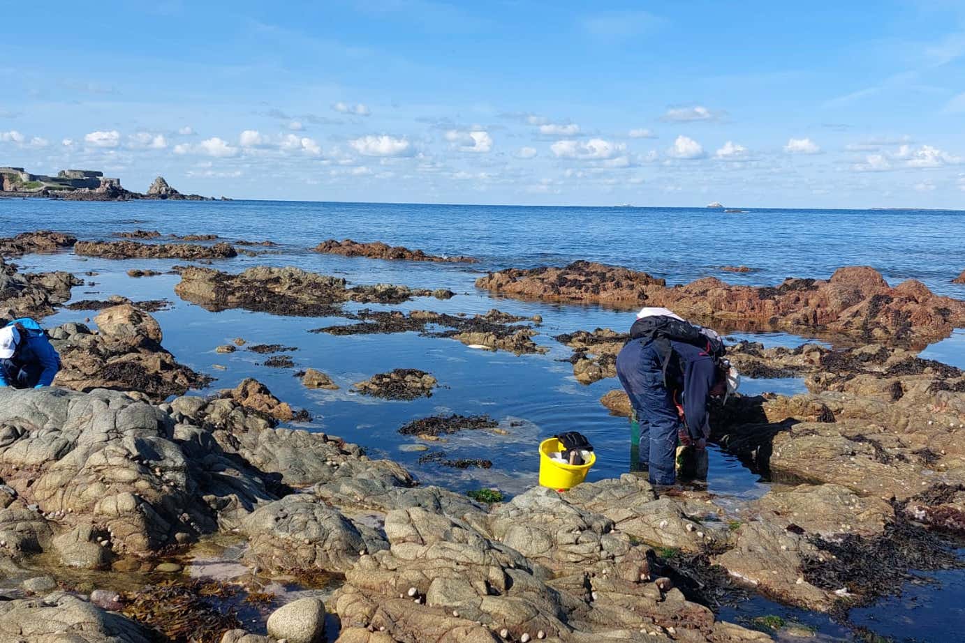 Marine surveying on Alderney in the English Channel (Lou Collings/PA)