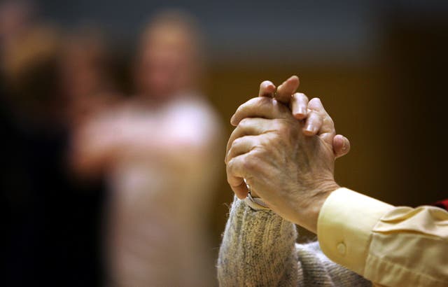 <p>Representational. Senior citizen at the Kelvinside weekly tea dance</p>