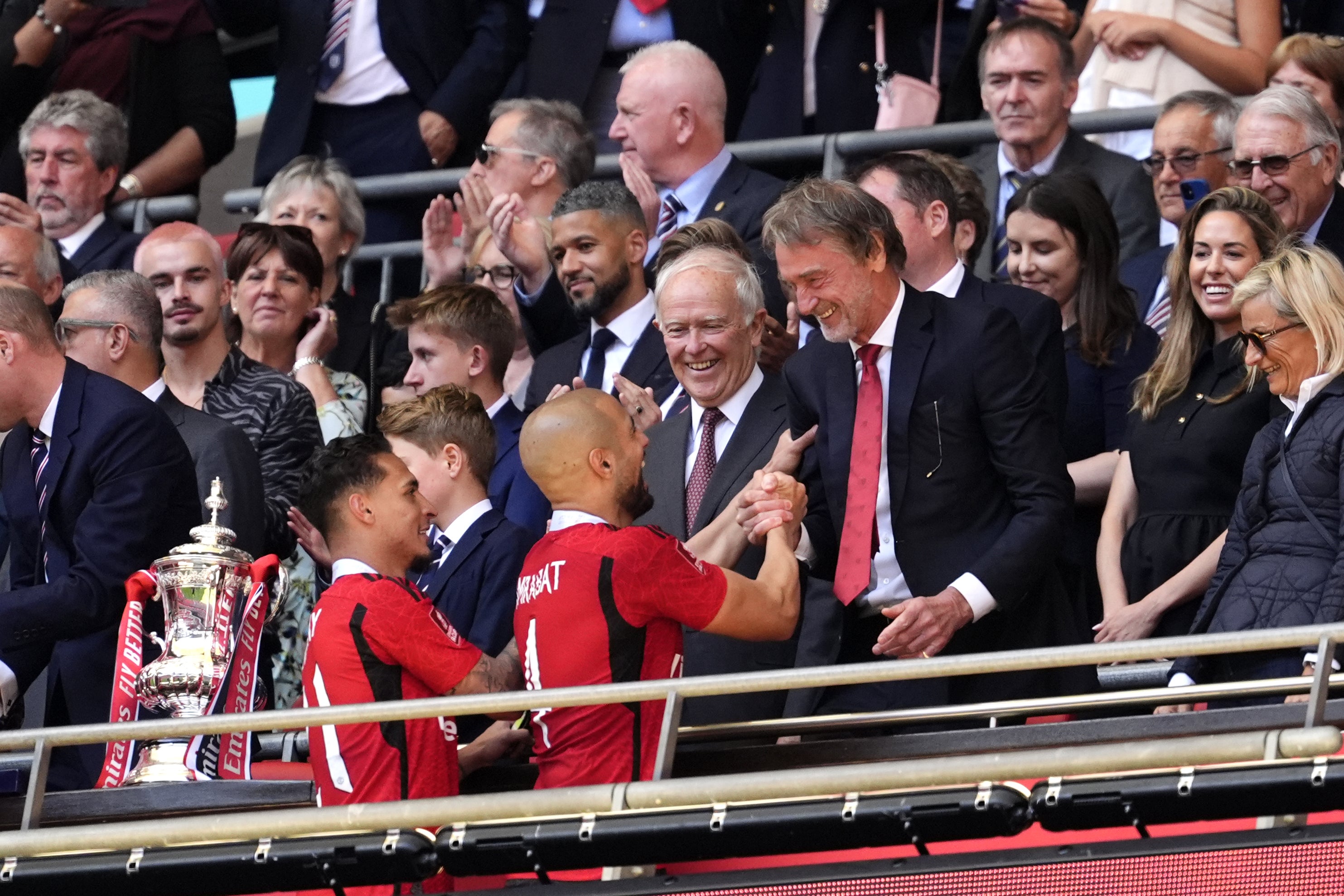 Manchester United won the FA Cup shortly after Sir Jim Ratcliffe’s arrival (Nick Potts/PA)