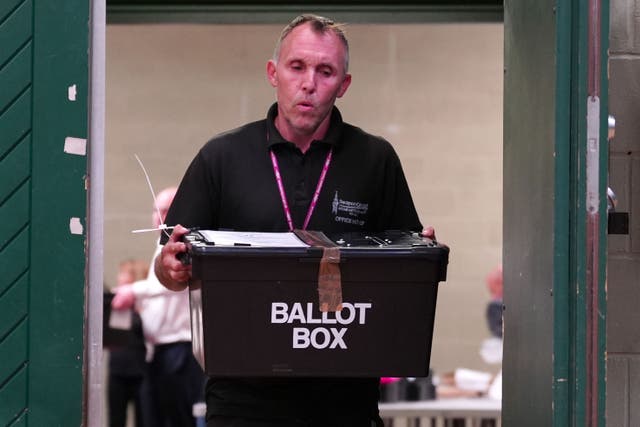 Local elections are scheduled for May next year (Peter Byrne/PA)