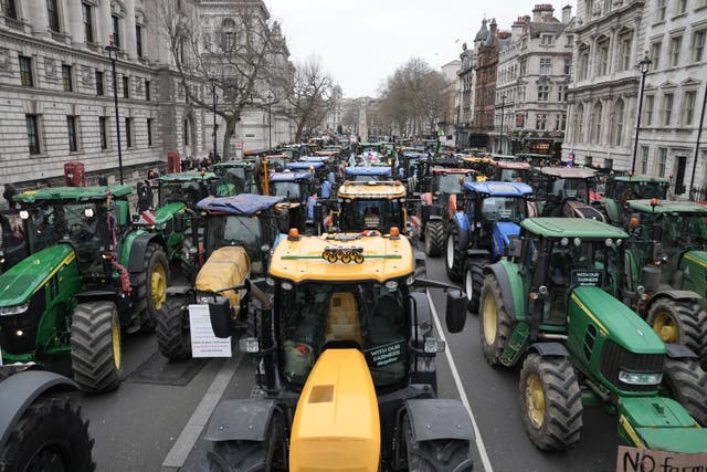 <p>Farmers have mounted a series of protests about the changes</p>