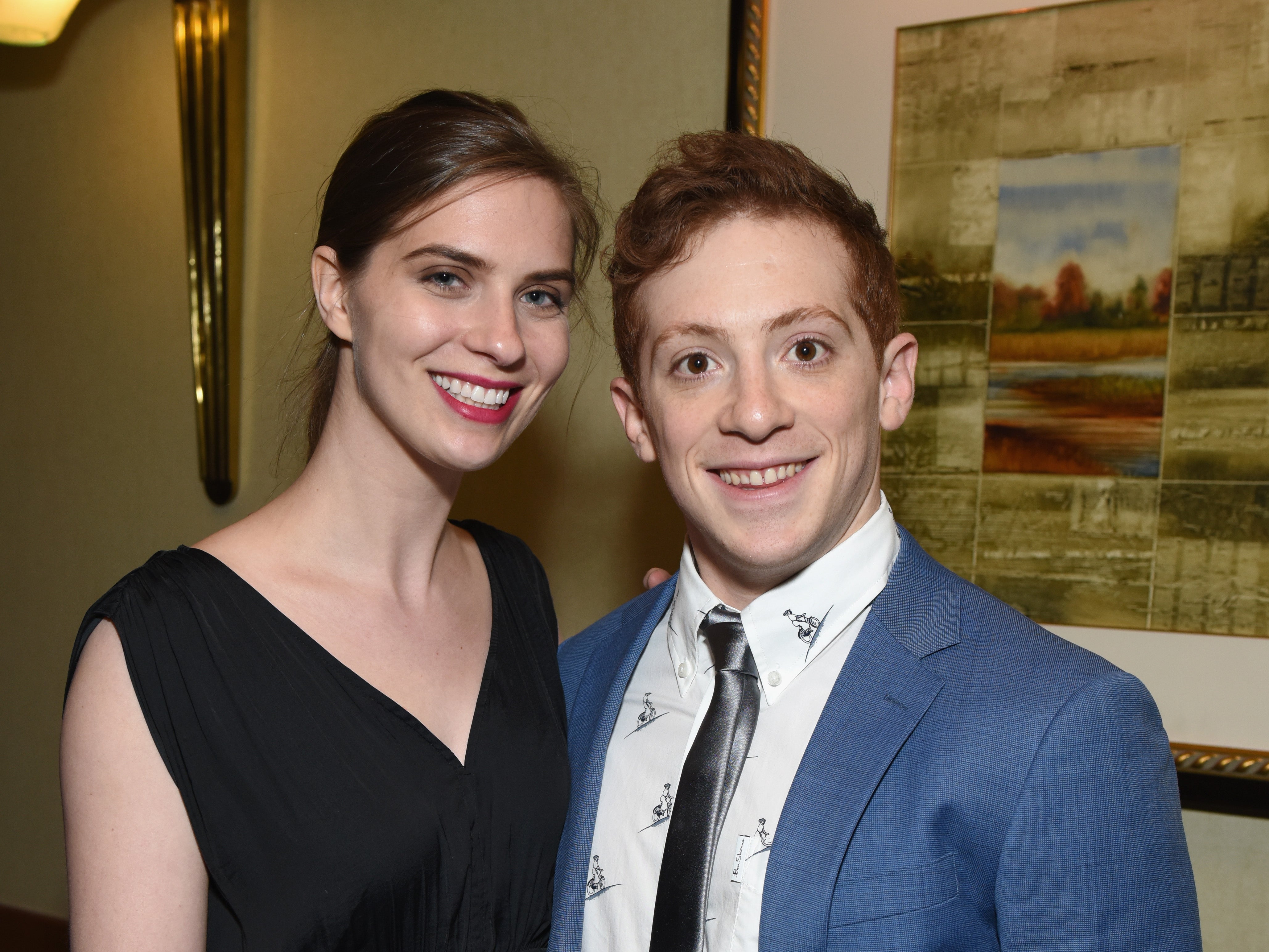 Dr. Lilly Jay (left) and Ethan Slater (right) were married in 2018